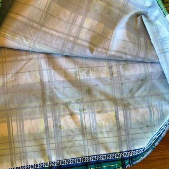 Champion Nylon Plaid Stadium Packable 1/4 Zip Pullover Windbreaker Jacket Mens M - Picture 10 of 12